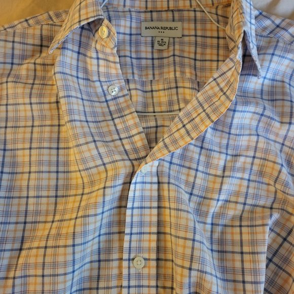 Banana Republic L/S Plaid Shirt (M) - Picture 1 of 5